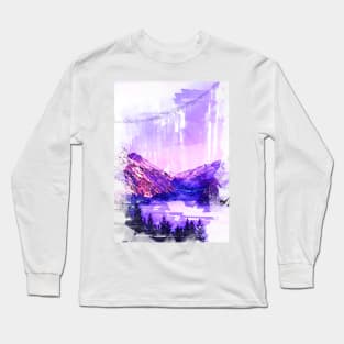 Berner Oberland Switzerland Foggy Mountain. For Foggy Forests & Mountain Lovers. Foggy mountain collection Long Sleeve T-Shirt